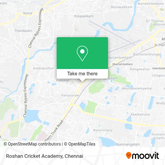 Roshan Cricket Academy map