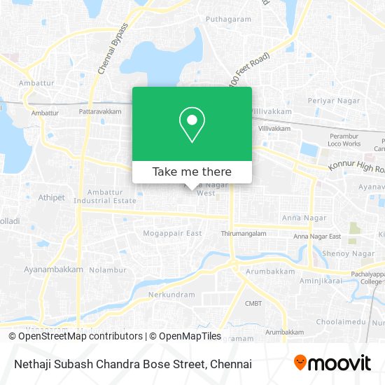 Nethaji Subash Chandra Bose Street map