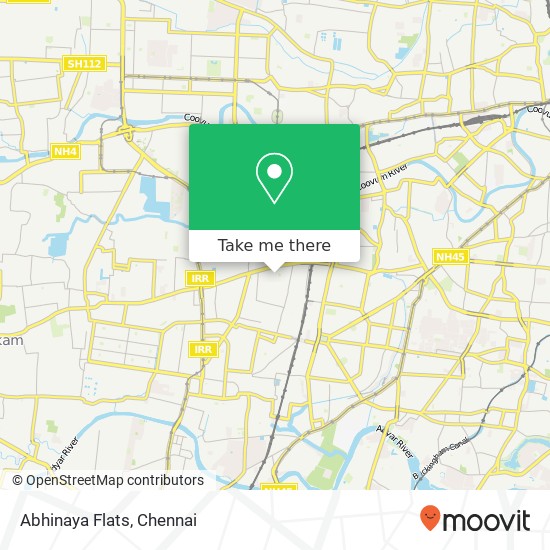 Abhinaya Flats map