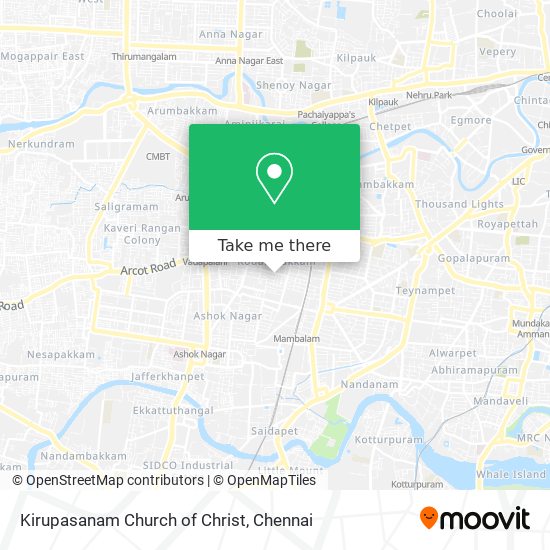 Kirupasanam Church of Christ map