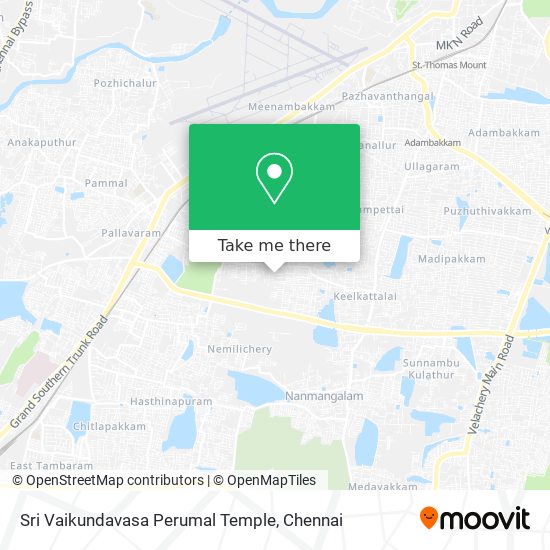 Sri Vaikundavasa Perumal Temple map