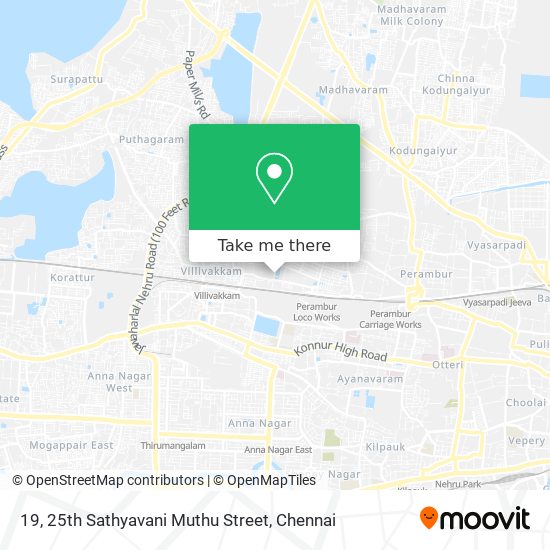 19, 25th Sathyavani Muthu Street map
