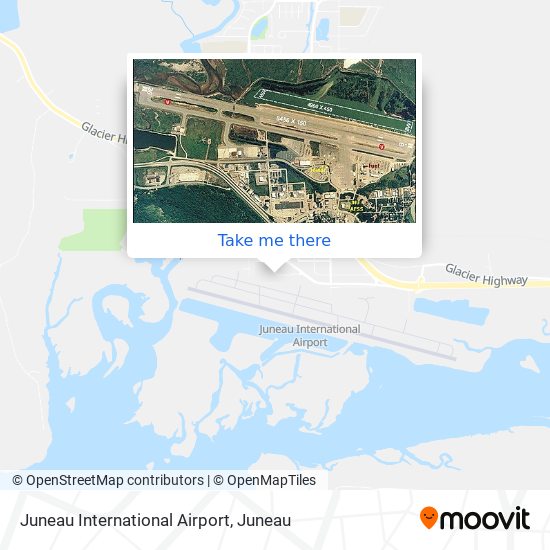 Juneau International Airport map