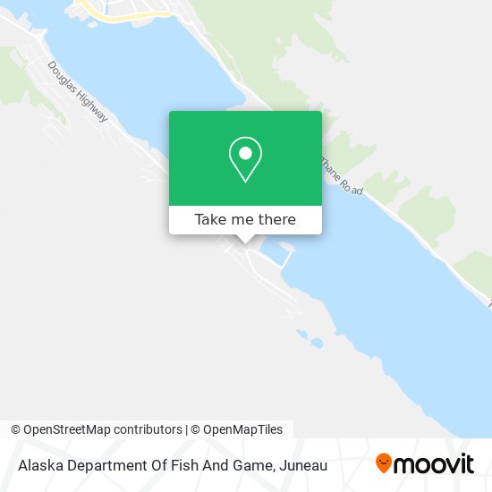 Alaska Department Of Fish And Game map