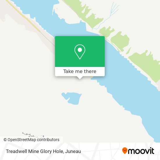 Mapa de Treadwell Mine Glory Hole
