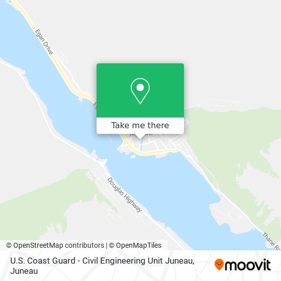U.S. Coast Guard - Civil Engineering Unit Juneau map