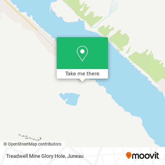 Treadwell Mine Glory Hole map
