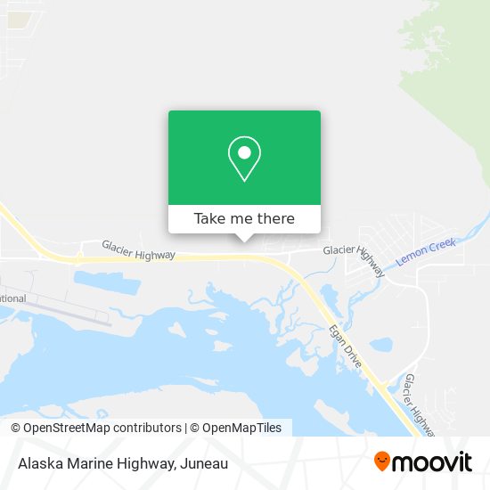 Alaska Marine Highway map