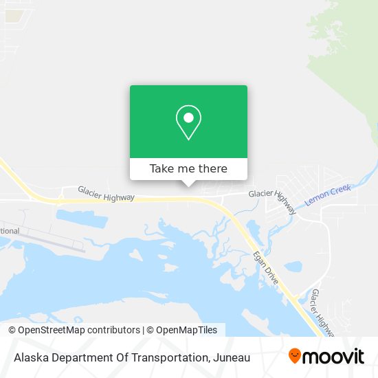 Mapa de Alaska Department Of Transportation