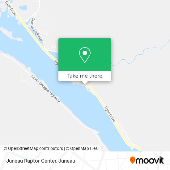 Juneau Raptor Center map