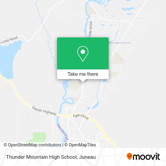 Thunder Mountain High School map