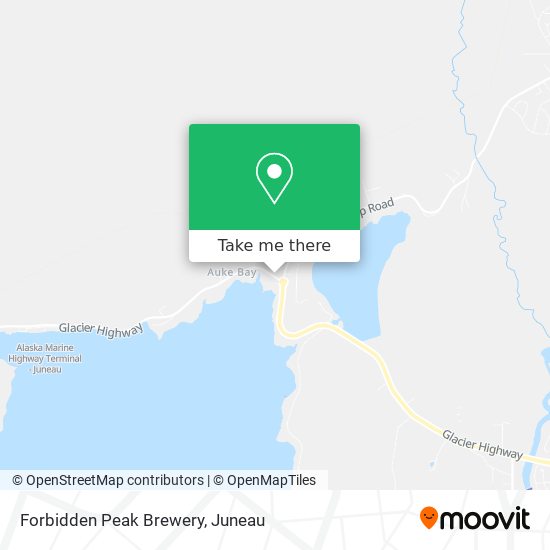 Forbidden Peak Brewery map