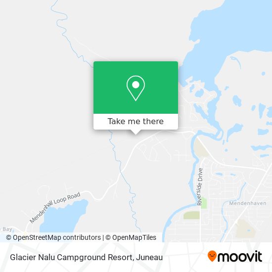 Glacier Nalu Campground Resort map