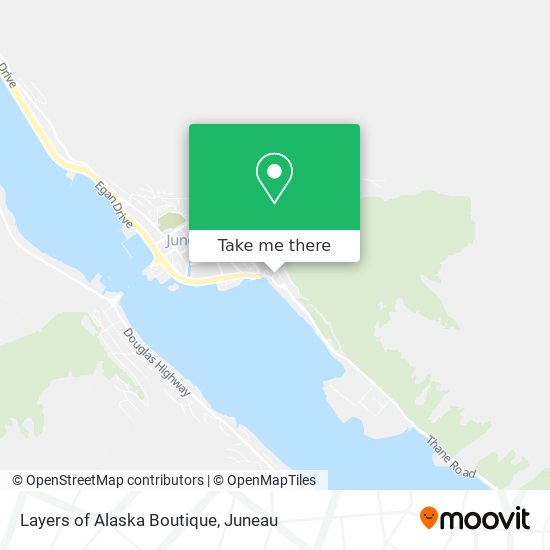 Layers of Alaska Boutique map