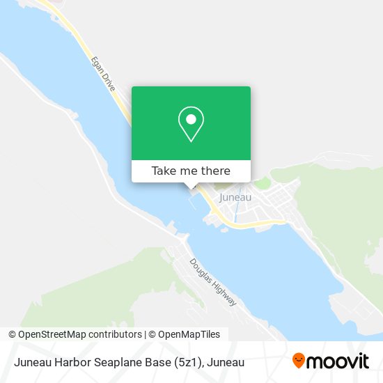 Juneau Harbor Seaplane Base (5z1) map
