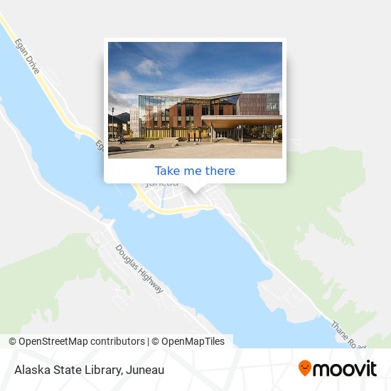 Alaska State Library map