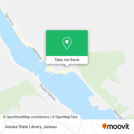 Alaska State Library map