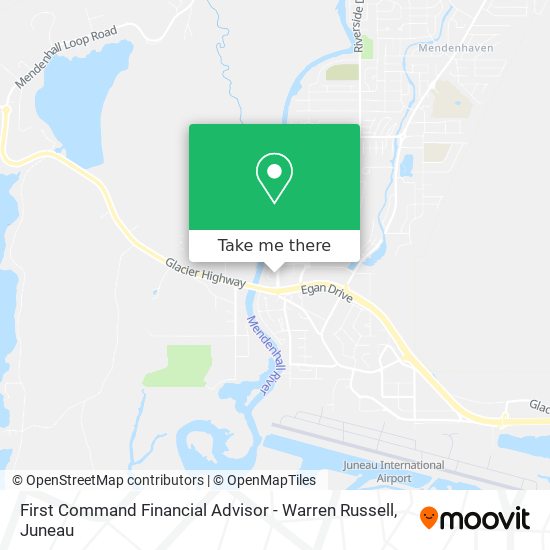 First Command Financial Advisor - Warren Russell map
