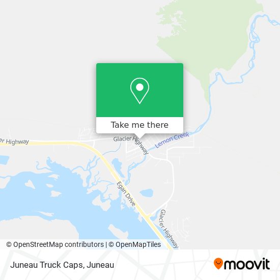 Mapa de Juneau Truck Caps