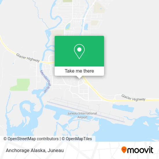 Anchorage Alaska map