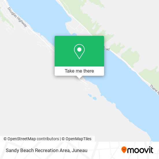 Sandy Beach Recreation Area map