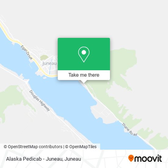 Alaska Pedicab - Juneau map