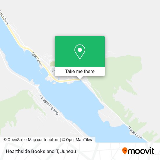 Hearthside Books and T map