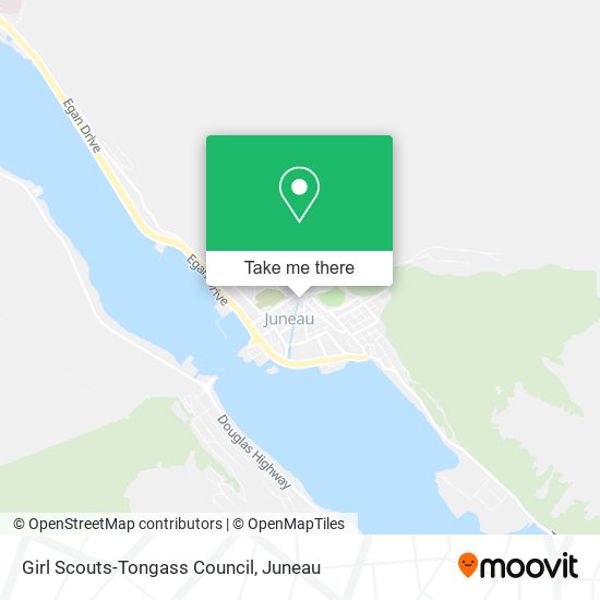 Girl Scouts-Tongass Council map