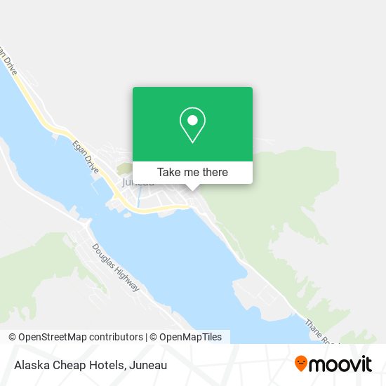 Alaska Cheap Hotels map