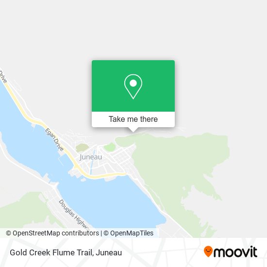 Gold Creek Flume Trail map