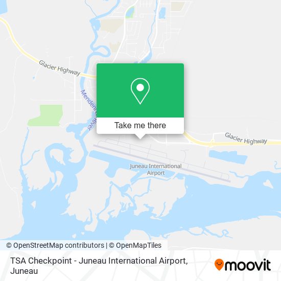 TSA Checkpoint - Juneau International Airport map