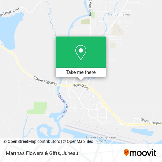Martha's Flowers & Gifts map