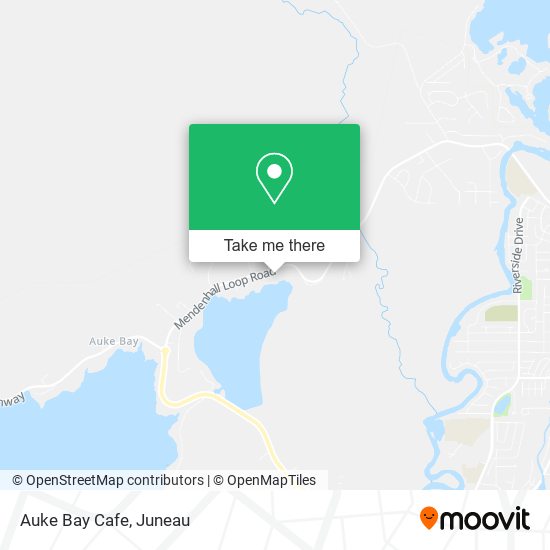 Auke Bay Cafe map