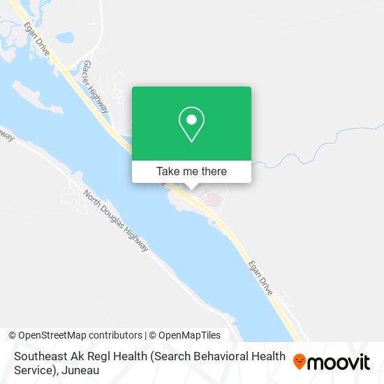 Southeast Ak Regl Health (Search Behavioral Health Service) map