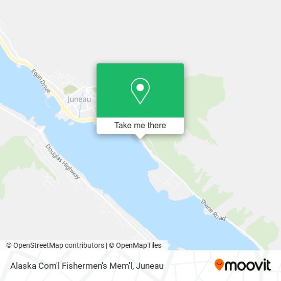 Alaska Com'l Fishermen's Mem'l map