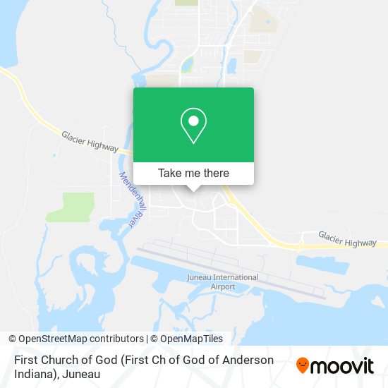 First Church of God (First Ch of God of Anderson Indiana) map