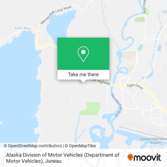 Alaska Division of Motor Vehicles (Department of Motor Vehicles) map