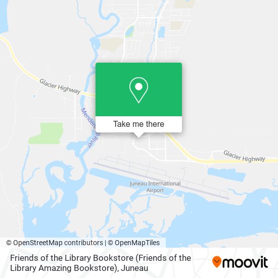 Friends of the Library Bookstore map