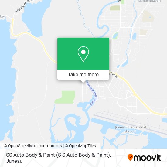 SS Auto Body & Paint map