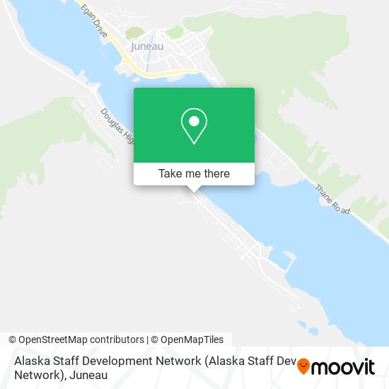 Alaska Staff Development Network map
