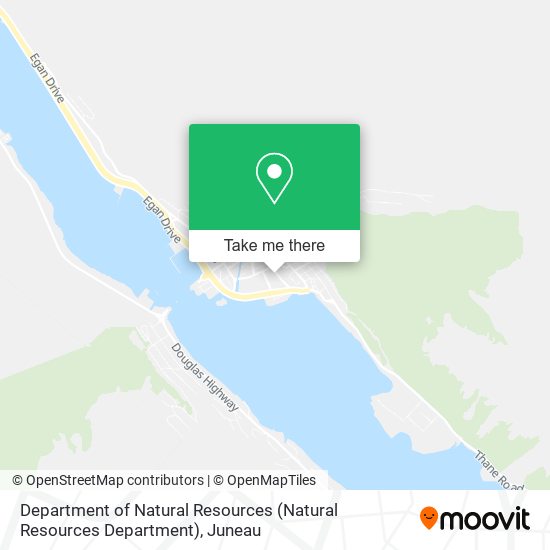 Department of Natural Resources map
