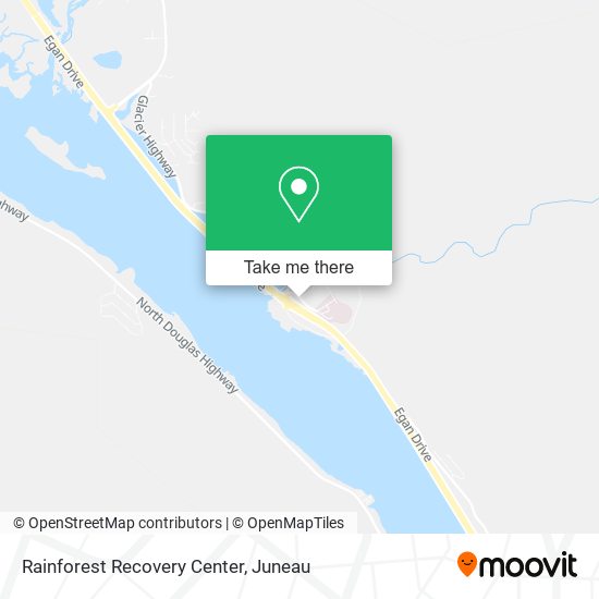 Rainforest Recovery Center map