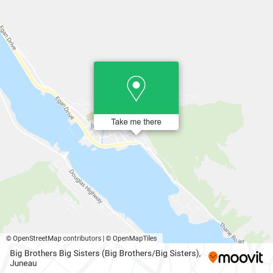 Big Brothers Big Sisters map