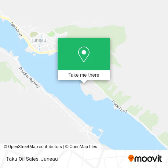 Taku Oil Sales map