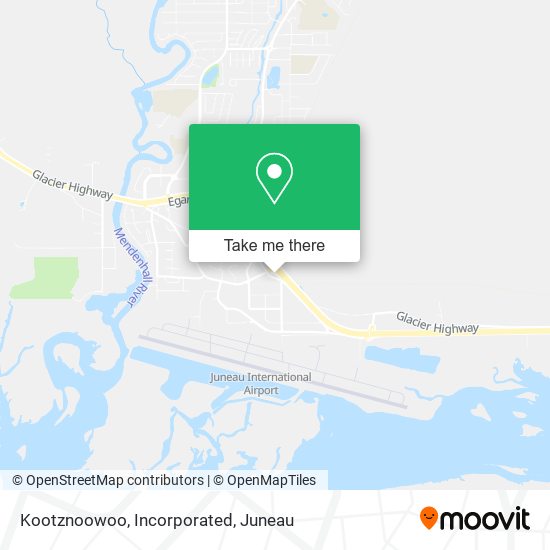 Kootznoowoo, Incorporated map