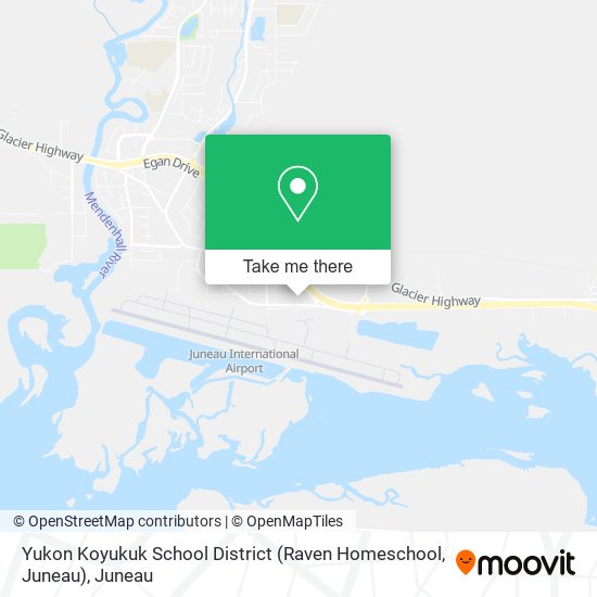 Yukon Koyukuk School District (Raven Homeschool, Juneau) map