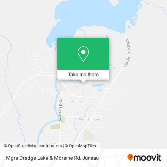 Mgra Dredge Lake & Moraine Rd map