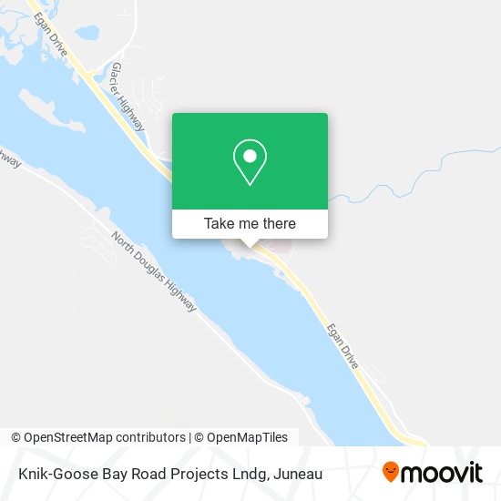 Knik-Goose Bay Road Projects Lndg map