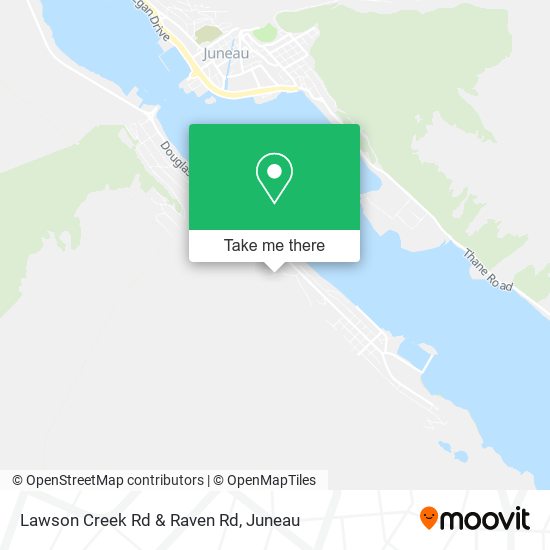 Lawson Creek Rd & Raven Rd map