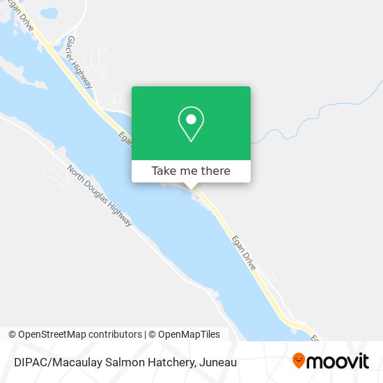 DIPAC/Macaulay Salmon Hatchery map
